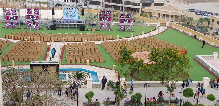 افتتاح أكبر حديقة بنادى حدائق الأهرام تزامنا مع احتفالات شم النسيم