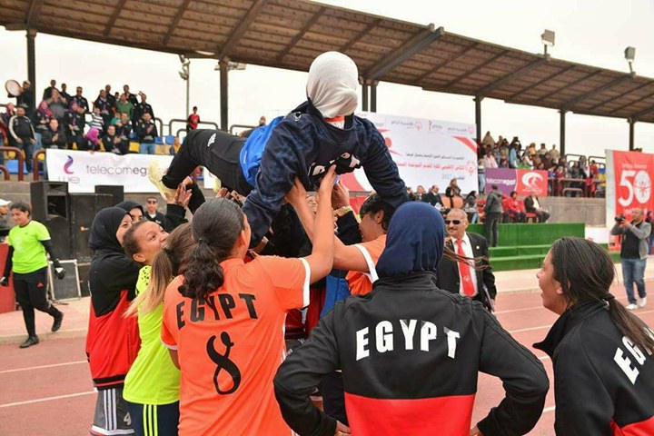 مصر تفوز بأول كأس اقليمى لكرة القدم النسائية 
