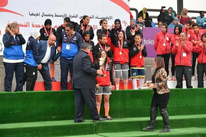 مصر تفوز بأول كأس اقليمى لكرة القدم النسائية 