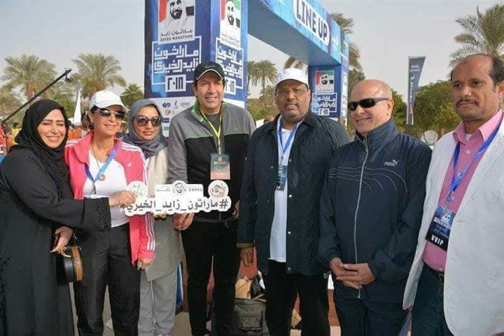 بالصور..معبد الكرنك يشهد ختام النسخة  الرابعة من ماراثون زايد الخيرى بمشاركة نجوم الفن والاعلام 