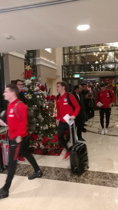 شاهد..الصور الاولى للاعبي اتليتكو مدريد في الاسكندرية