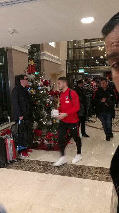 شاهد..الصور الاولى للاعبي اتليتكو مدريد في الاسكندرية