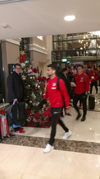 شاهد..الصور الاولى للاعبي اتليتكو مدريد في الاسكندرية