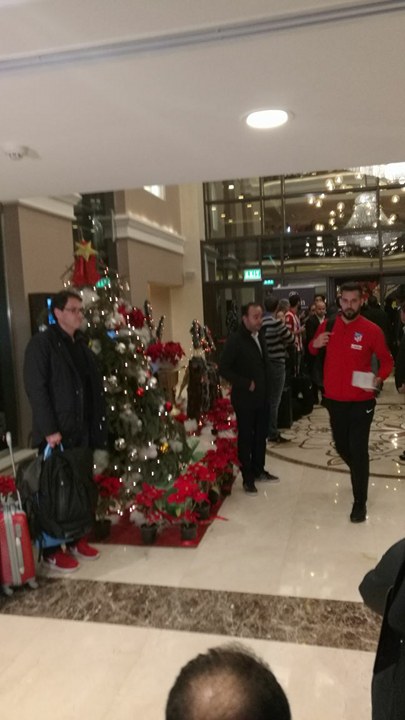 شاهد..الصور الاولى للاعبي اتليتكو مدريد في الاسكندرية