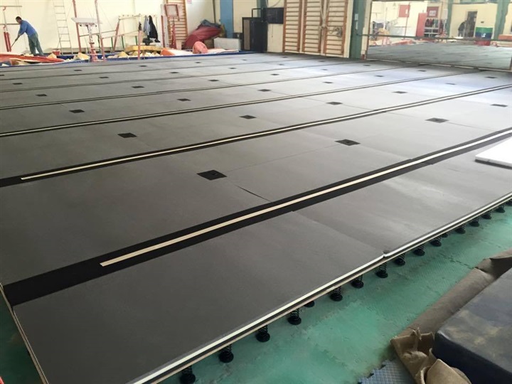 بالصور..الصيد يحصل على أحدث صالة جمباز للحركات الأرضية في العالم