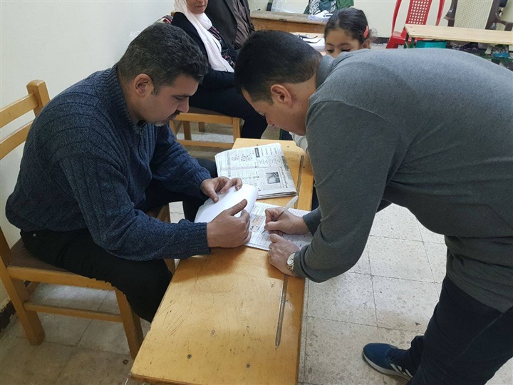 حميده  يدلي بصوته في إنتخابات رئاسة الجمهورية..صور