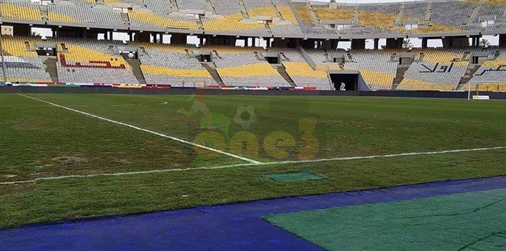 شاهد| «وان ثري» ينفرد بأخر صور من ملعب برج العرب قبل قمة الأهلي والزمالك