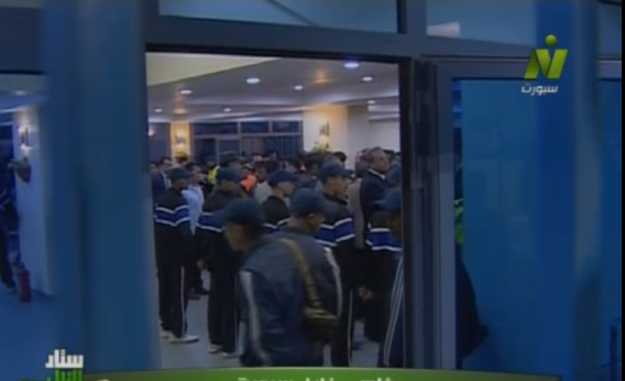 شاهد| خناقة وتكسير زجاج عقب مباراة الأهلي وبيراميدز