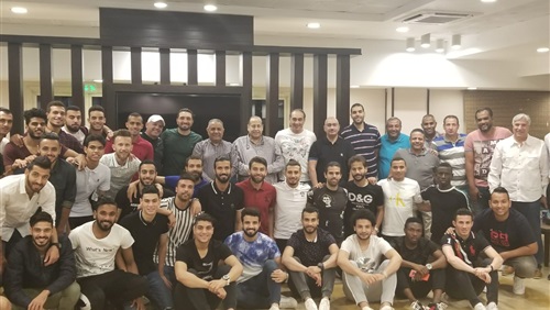 صورة | إفطار انبي احتفالا بالبقاء بالدوري 