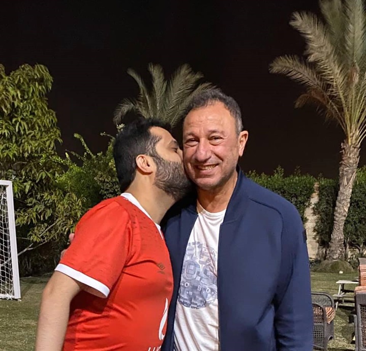 شاهد| "تركي آل الشيخ" فى منزل الخطيب