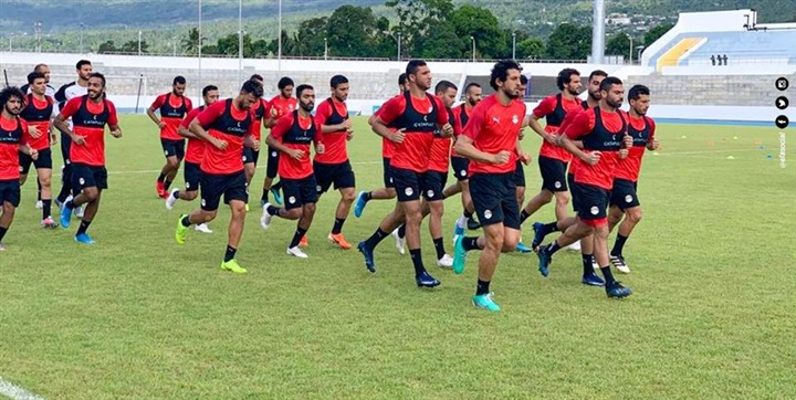 المنتخب يختتم تدريباته أستعدادًا لمواجهة جزر القمر 