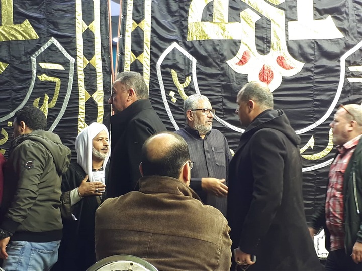 صور| الخطيب ومرجان يقدمان واجب العزاء في "عمدة الأهلاوية" بالإمارات