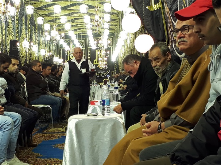 صور| الخطيب ومرجان يقدمان واجب العزاء في "عمدة الأهلاوية" بالإمارات