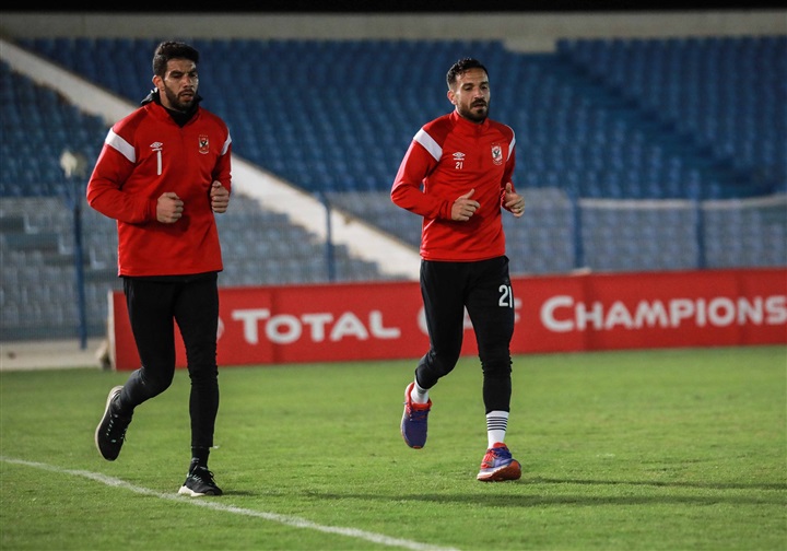 شاهد..كواليس مران الأهلي في الجوهرة الزرقاء 