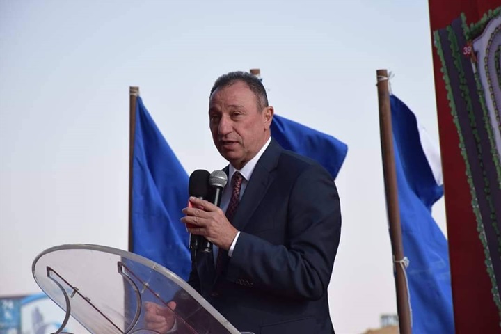 صور.. الخطيب ووزير الرياضة يضعان حجر أساس فرع الأهلي القاهرة الجديدة  