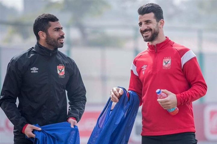 صور| مران الأهلي.. مشاركة رمضان ونيولوك جديد لوحيد