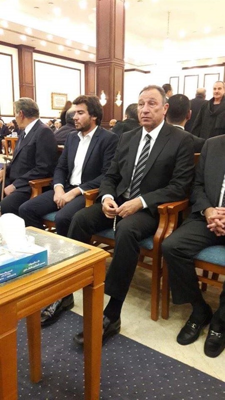 صور.. مجلس الأهلي في عزاء مبارك