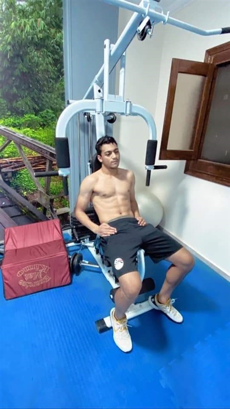 شاهد.. كيف يستعد مهاجم الزمالك لعودة النشاط الرياضي 