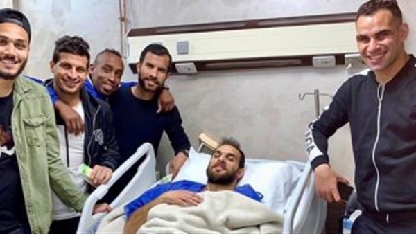 لاعبوا الزمالك خلال