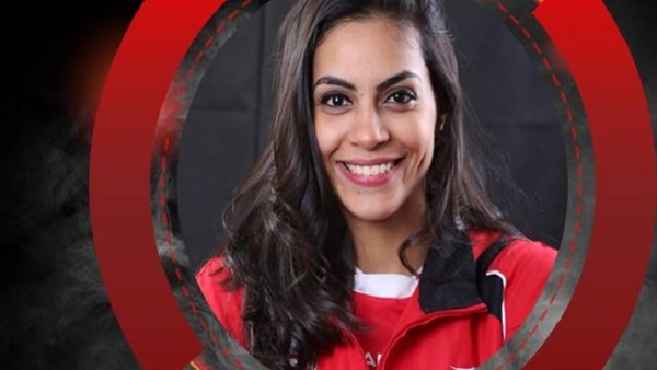 دينا عمرو لاعبة سلة