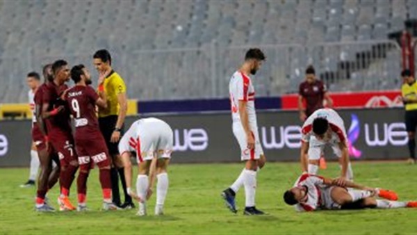 فريق الزمالك ضد المقاصة