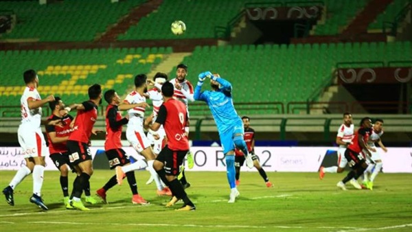 لقطة من مباراة الزمالك