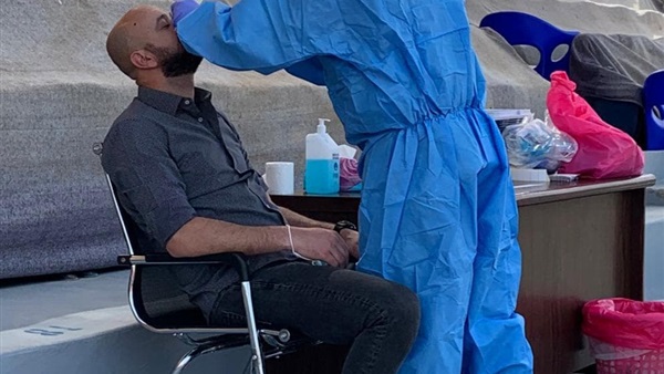 مسحة كورونا في الجونة