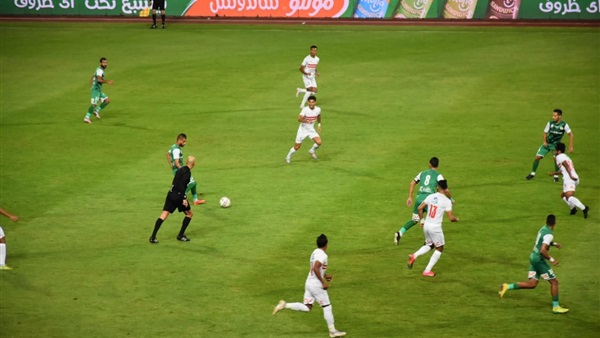 صورة من مباراة الزمالك