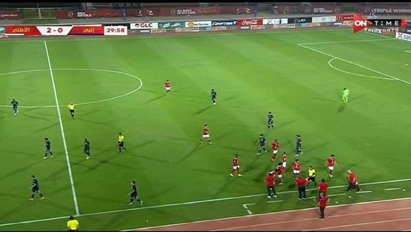 صورة من مباراة الأهلي