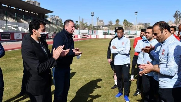 زيارة أشرف صبحي للأهلي