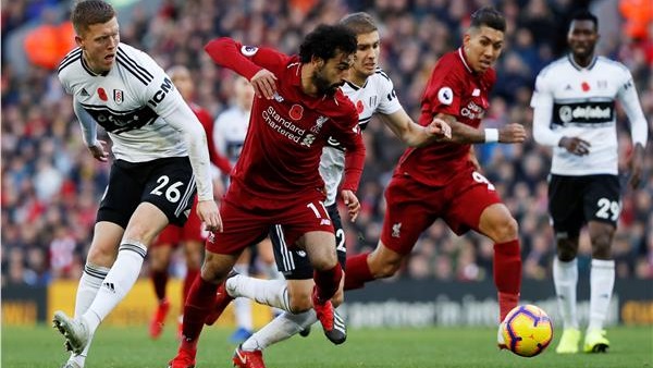 مباراة فولهام وليفربول