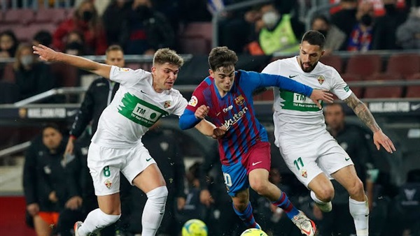 مباراة برشلونة وإلتشي