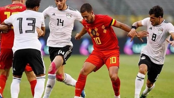 مباراة مصر وبلجيكا