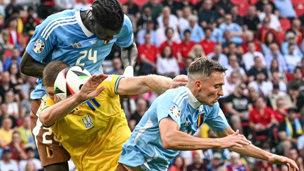 مباراة بلجيكا وأوكرانيا