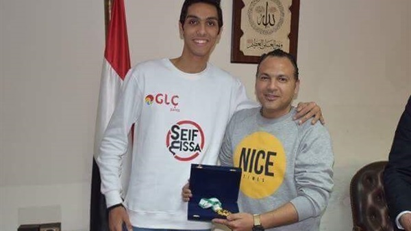 سيف عيسي لاعب التايكوندو