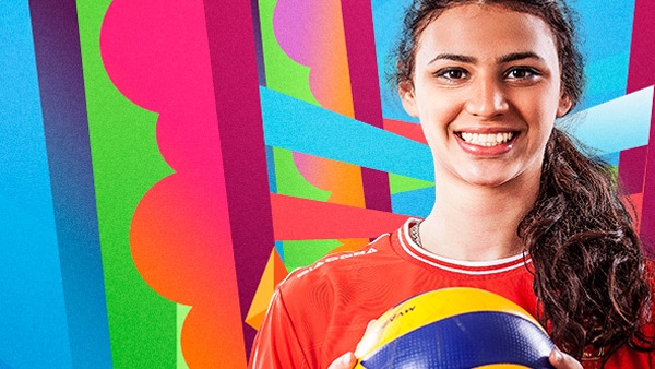 رحمة حسن لاعبة طائرة