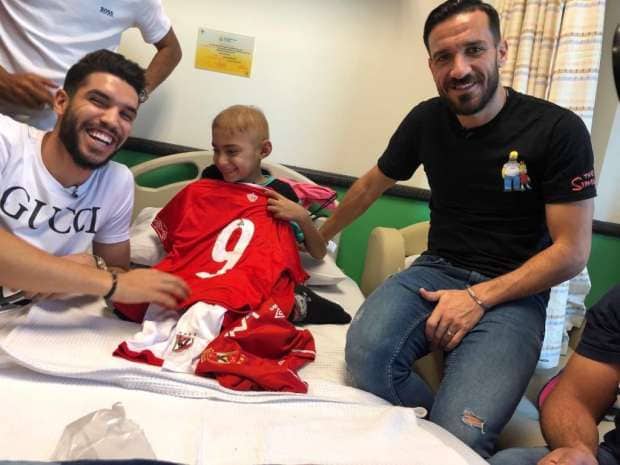 صور| لاعبو الأهلي