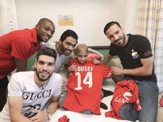 صور| لاعبو الأهلي
