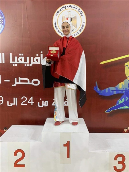 فرح أحمد تحصد ذهبية