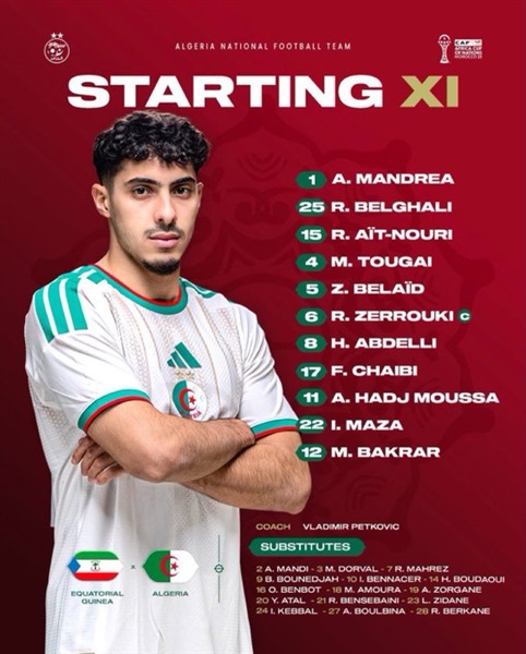 تشكيل الجزائر ضد